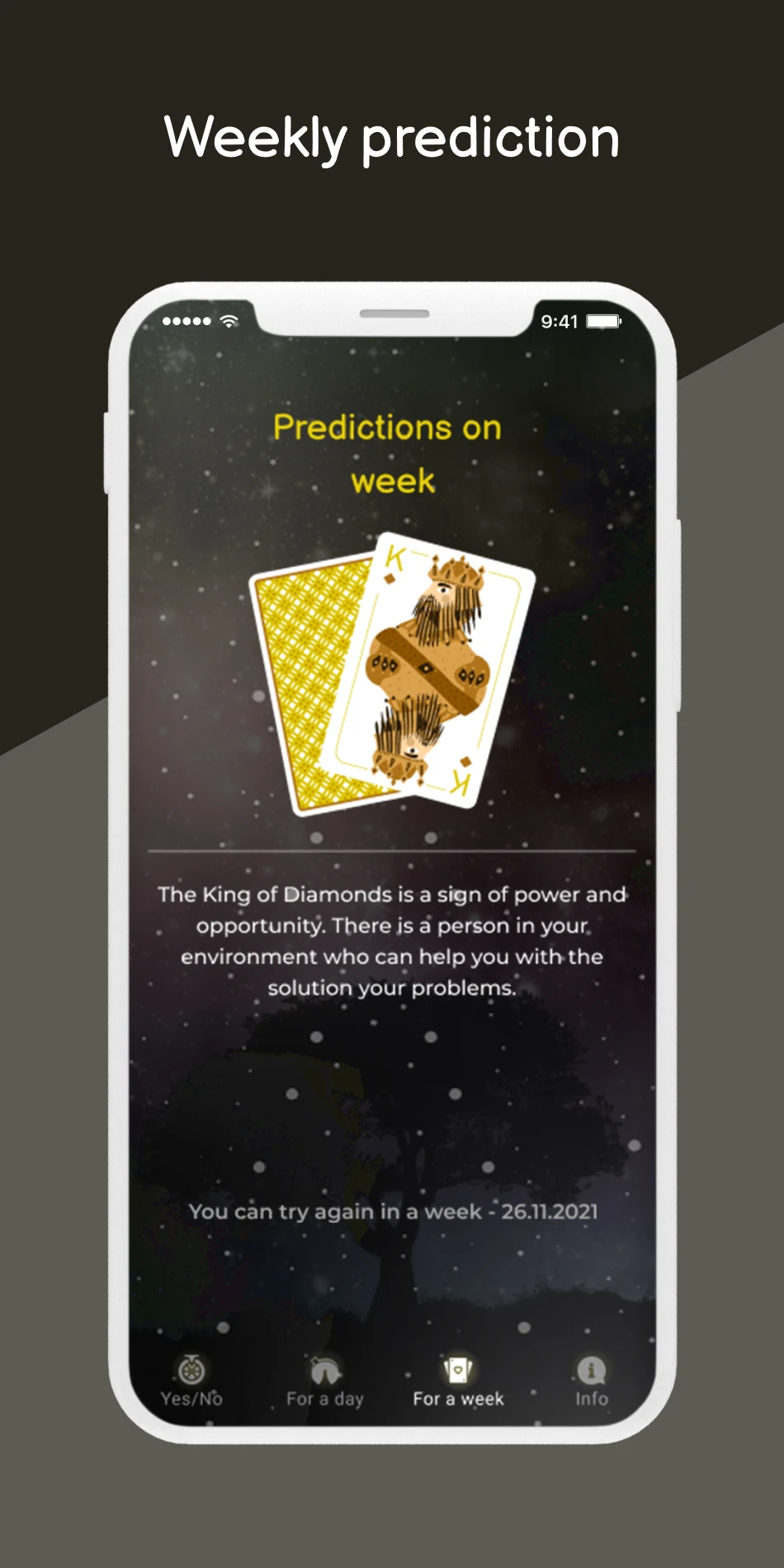 Fortune telling yes or no screenshot