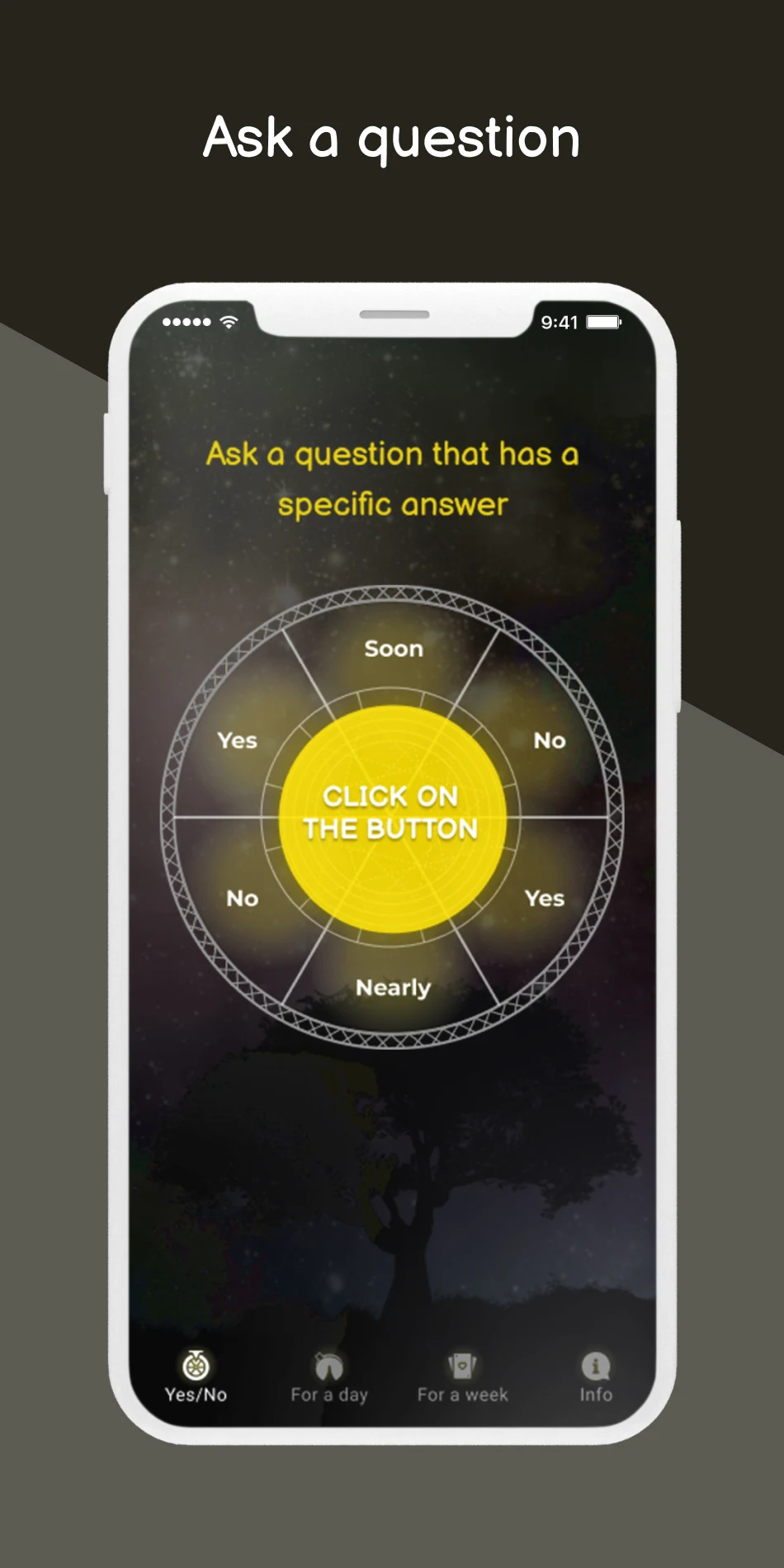 Fortune telling yes or no screenshot