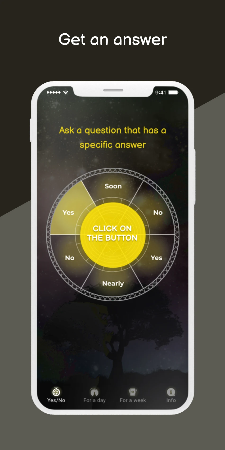 Fortune telling yes or no screenshot